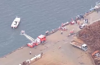 名古屋港で引き揚げた軽自動車に1人の遺体　シートベルトを着けて運転席に　50～60代男性か