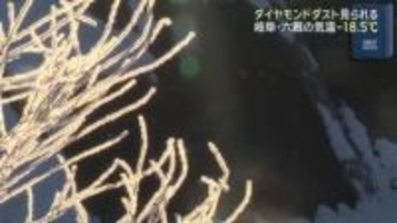 東海地方は各地で冷え込みが強まる　岐阜県の山間部で「ダイヤモンドダスト」