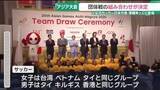 「アジア競技大会　団体戦の組み合わせ抽選会が開催　元女子サッカー日本代表の澤穂希さんらが登場」の画像1