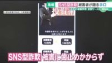 SNSから入った「投資グループ」に400万円… 詐欺の被害者が証言「入ったら終わりと思って」