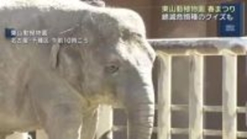 名古屋の東山動植物園  春まつり始まる　来園者　ガソリン高騰で「遠出は電車で」