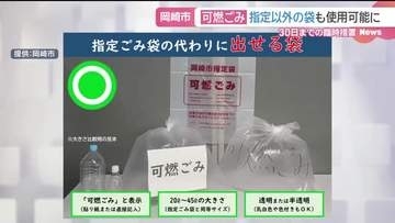 ナフサの供給不安で岡崎市は2日から指定ごみ袋以外でも可燃ごみ回収　製造・在庫量等に大きな影響なし