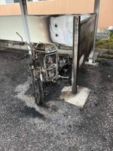 市営住宅で連続放火か　原付きバイクや掲示物などが焼ける　先月も不審火が　愛知県岡崎市