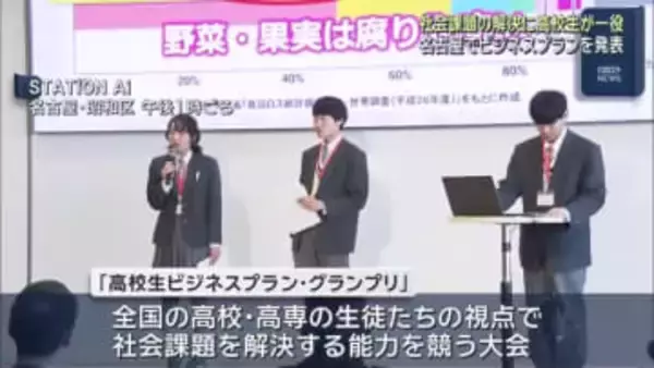 東海地方の高校生・高専生が社会課題の解決に向けたビジネスプランを発表　名古屋のステーションAi