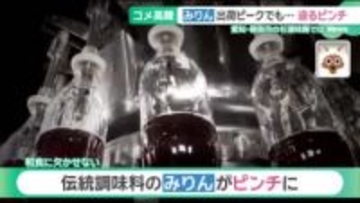 「令和のコメ騒動」が“みりん”にも影響　もち米高騰で「1年後は値上げやむ無し」　愛知
