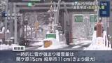 「“最長寒波”で岐阜県を中心に大雪　関ケ原15cm　岐阜市で11cm　名古屋でも雪降る」の画像1