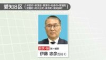 衆院愛知8区で自民前職の伊藤忠彦氏が当選　元復興大臣　中道前職の伴野豊氏を破る
