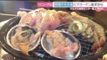 「名古屋の台所」柳橋中央市場の屋上ビアガーデン　あすリニューアルオープン