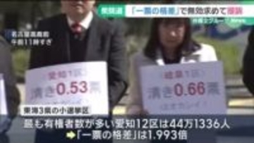 「一票の格差」衆院選の無効を求める　弁護士グループが全国14の高裁・支部に一斉提訴