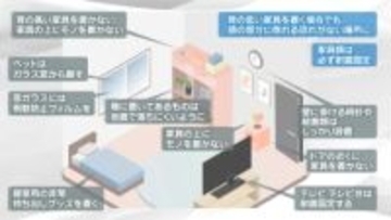 寝室と玄関の地震対策　コツコツ防災(3)部屋のレイアウトの見直しを【暮らしの防災】