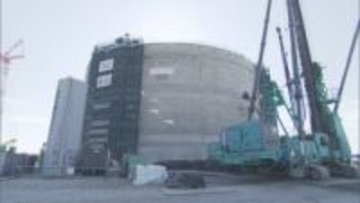 「発電時の二酸化炭素少なく」　ＪＥＲＡ碧南火力　建設中アンモニア発電の設備を公開