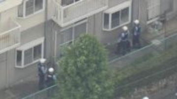 住人とみられる男性「顔は知っているが知人ではない」 　アパート立てこもり事件　愛知