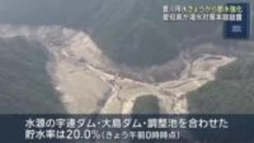 豊川用水の節水対策強化　市内9カ所の公園で噴水止められる　県が渇水対策本部を設置　愛知