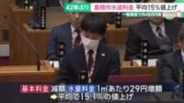 愛知県豊橋市が水道料金を平均15％値上げへ　一般家庭の平均で月484円アップ