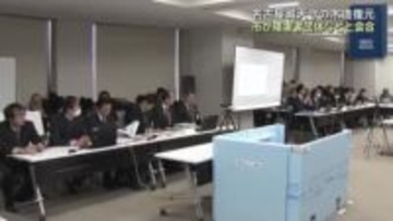 名古屋城天守の木造復元めぐり市と障害者団体が会合　設置予定の昇降設備の模型も