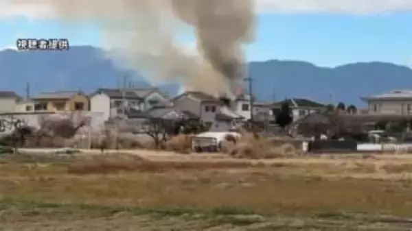 橿原市中曽司町で火事　住人の５０代男性と連絡取れず