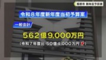 橿原市 新年度予算案を発表　一般会計 総額５６２億９０００万円
