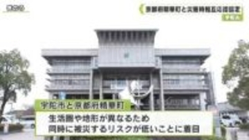 宇陀市　京都府精華町と災害時相互応援協定
