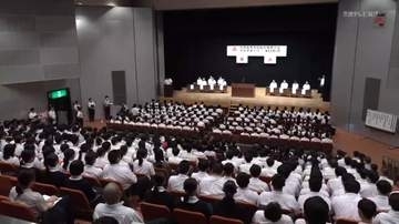 全国制覇へ士気高める　全国高校総体　県選手団結団式