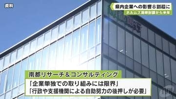 ホルムズ海峡封鎖からまもなく半年　県内企業　中東情勢緊迫化に伴う影響８割超に
