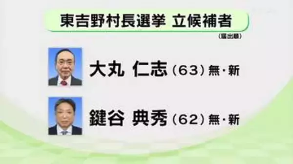 午後８時から開票作業　東吉野村長選挙　投票締め切られる