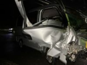 【速報】車同士の衝突事故で佐世保市の国道が一時通行止め