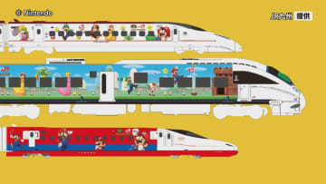 【JR九州】西九州新幹線にマリオ！任天堂「スーパーマリオ」とタイアップ　大型キャンペーン発表