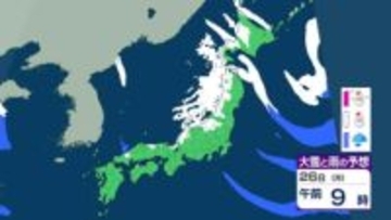 【大雪情報】寒波は25日(日)で一旦出口へ　次は29日(木)から再び大雪の恐れ　2月1日(日)は「南岸低気圧」で太平洋側も雪か　雨雪シミュレーション