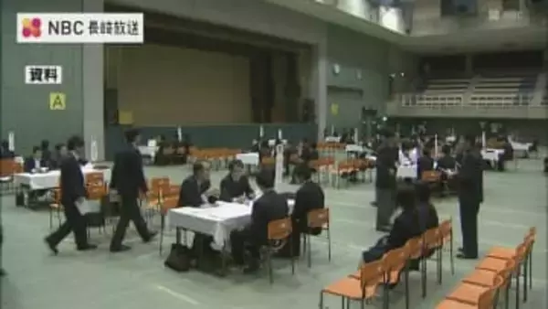 公立高校卒業予定者の就職内定率 76．7%  前年同時期よりやや低下【長崎県】