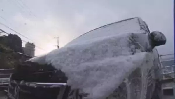 3日朝にかけて九州北部地方で大雪のおそれ　路面凍結などに引き続き注意