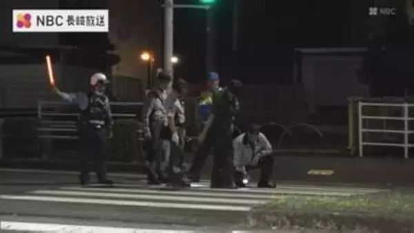 横断歩道付近で高齢女性が乗用車にはねられ死亡　長崎市田中町の国道251号
