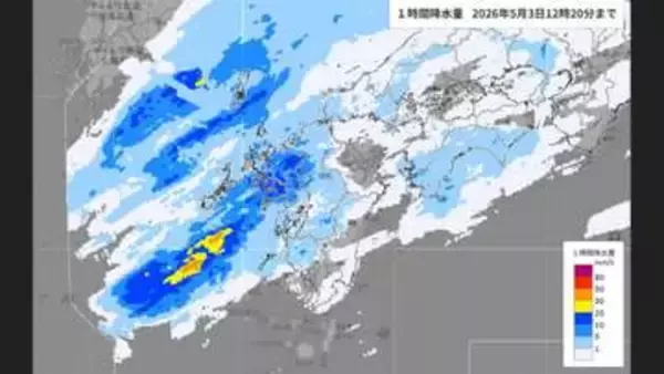 長崎県内で「1時間に50ミリ」の非常に激しい雨のおそれ　壱岐・対馬は暴風警報の可能性