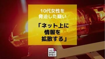 「ネット上に情報を拡散する」SNSで知り合った10代女性を脅迫した疑いで男を逮捕
