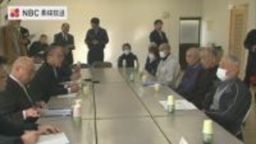 石木ダム移転協力者と大石知事 初の面会　移転住民 ”ダムの早期完成を求める”