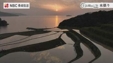 日本の棚田100選 “土谷棚田”「いつ来てもきれいだなと思われるように」景観を守る人々の想いを追う【土谷棚田の一年①水張り】