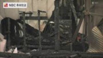 2日前の火災現場でボヤ発生　22日の残り火が燃え広がったか　長崎市