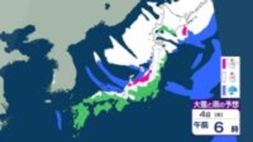 【大雪警戒】関東で雪はいつから？太平洋側まで積雪のおそれ　今季最強寒気流入　雨雪シミュレーション