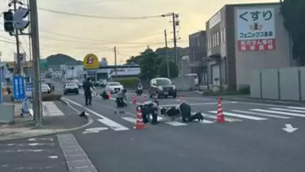速報）高齢男性 車にはねられ意識不明の重体（長崎市中里町）
