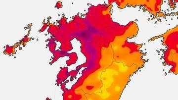 【九州各地で猛暑日】福岡大宰府で38.5度 ・大分日田37.9・熊本八代37.2度　　熱中症対策を（11日午後２時現在）