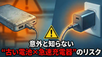 「コタツとソファが燃えていた」意外と知らない“古いバッテリー×急速充電器”のリスク