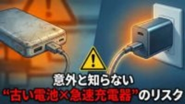 「コタツとソファが燃えていた」意外と知らない“古い電池×急速充電器”のリスク