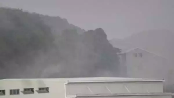 造船所内の工場の一部と付近の山を焼く　けが人の情報なし【長崎県佐世保市】