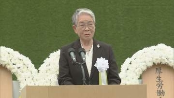 【全文】「平和への誓い」被爆者代表・本村チヨ子さん　「対話しかない」長崎から核兵器廃絶を訴え【長崎原爆の日2026】