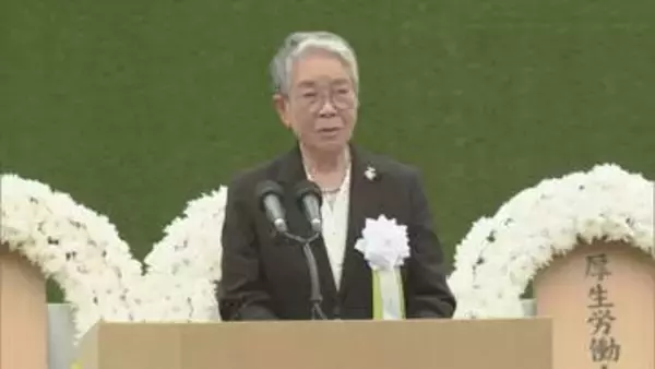 【全文】「平和への誓い」被爆者代表・本村チヨ子さん　「対話しかない」長崎から核兵器廃絶を訴え【長崎原爆の日2026】