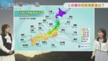 【明日の天気】28日(水)は「湿度30%」火の用心　路面凍結にも注意… 来週からは“花粉飛散”スタート　今年は多い？少ない？