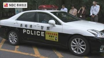 今月17日まで「夏の交通安全週間」長与町役場で 交通安全車両パレード 出発式