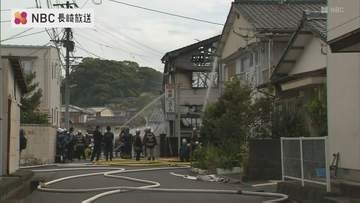 長崎・島原で6棟焼く火災発生 焼け跡から1人の身元不明遺体、同居の97歳母親と安否確認できず