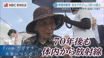 「70年後も体内から放射線」内部被ばく示唆する論文　被爆体験者訴訟で証拠提出【フロム ナガサキ 未来へつなぐ②】