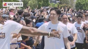 【動画プレイバック】長崎ヴェルカ　歓喜の日本一セレモニー　監督・選手たちのメッセージ