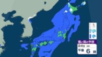 【今週の天気】24日クリスマスイブは全国的に雨予想　週後半は警報級大雪に警戒　雨雪シミュレーション